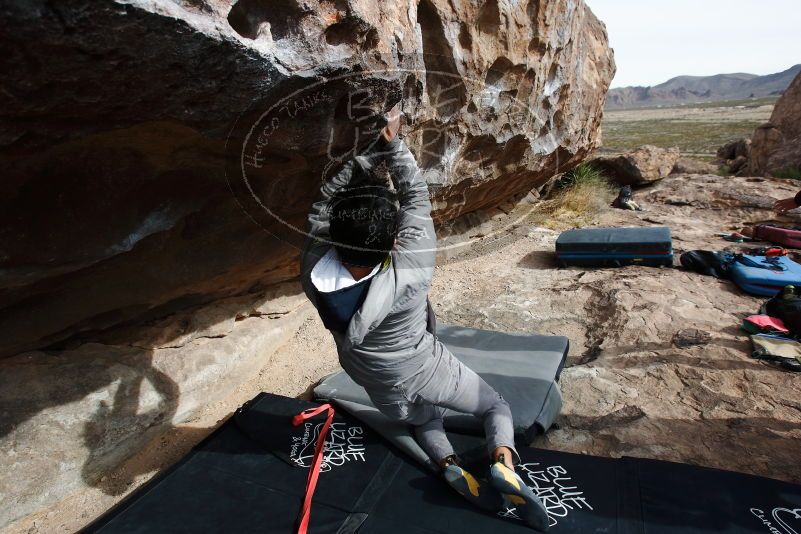 Bouldering in Hueco Tanks on 03/30/2019 with Blue Lizard Climbing and Yoga

Filename: SRM_20190330_0955250.jpg
Aperture: f/5.6
Shutter Speed: 1/400
Body: Canon EOS-1D Mark II
Lens: Canon EF 16-35mm f/2.8 L