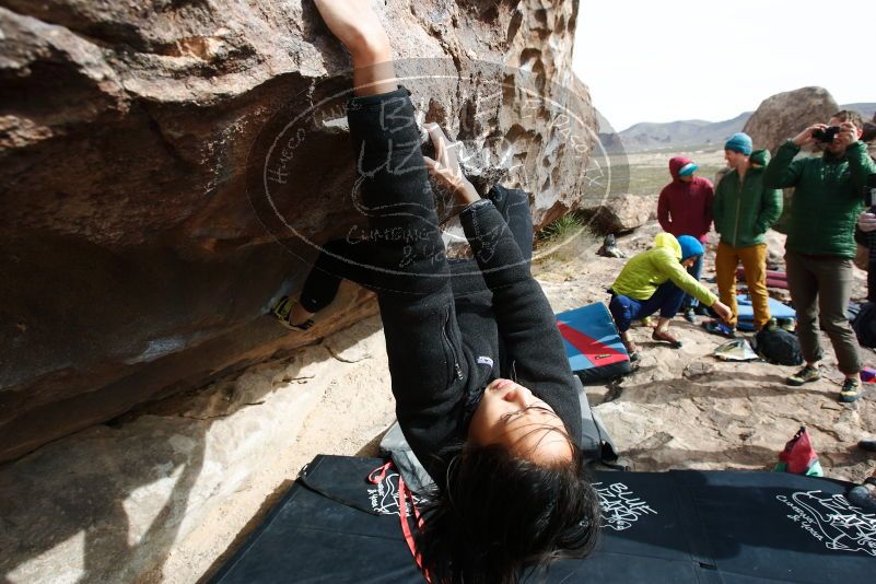 Bouldering in Hueco Tanks on 03/30/2019 with Blue Lizard Climbing and Yoga

Filename: SRM_20190330_1006270.jpg
Aperture: f/5.6
Shutter Speed: 1/250
Body: Canon EOS-1D Mark II
Lens: Canon EF 16-35mm f/2.8 L