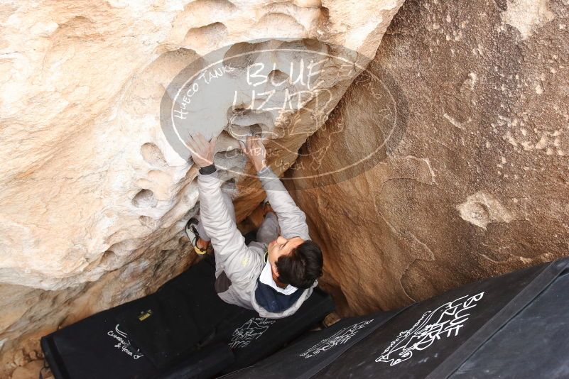 Bouldering in Hueco Tanks on 03/30/2019 with Blue Lizard Climbing and Yoga

Filename: SRM_20190330_1120390.jpg
Aperture: f/5.6
Shutter Speed: 1/160
Body: Canon EOS-1D Mark II
Lens: Canon EF 16-35mm f/2.8 L