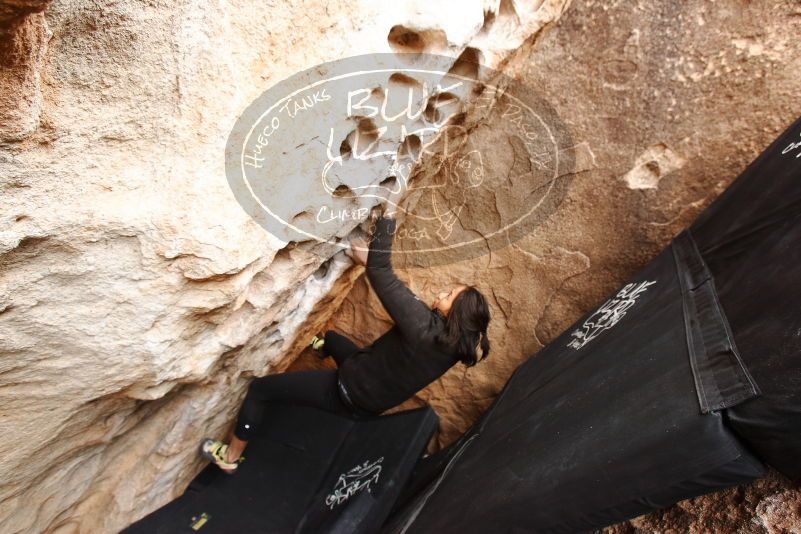 Bouldering in Hueco Tanks on 03/30/2019 with Blue Lizard Climbing and Yoga

Filename: SRM_20190330_1129320.jpg
Aperture: f/5.0
Shutter Speed: 1/160
Body: Canon EOS-1D Mark II
Lens: Canon EF 16-35mm f/2.8 L