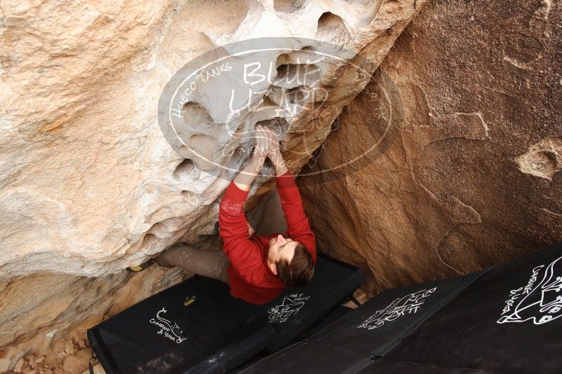 Bouldering in Hueco Tanks on 03/30/2019 with Blue Lizard Climbing and Yoga

Filename: SRM_20190330_1139570.jpg
Aperture: f/5.6
Shutter Speed: 1/250
Body: Canon EOS-1D Mark II
Lens: Canon EF 16-35mm f/2.8 L