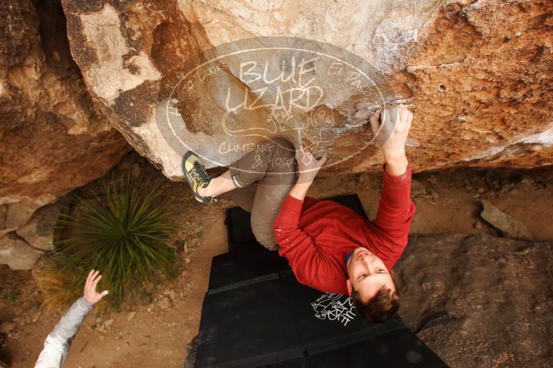 Bouldering in Hueco Tanks on 03/30/2019 with Blue Lizard Climbing and Yoga

Filename: SRM_20190330_1257470.jpg
Aperture: f/5.6
Shutter Speed: 1/400
Body: Canon EOS-1D Mark II
Lens: Canon EF 16-35mm f/2.8 L