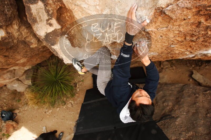 Bouldering in Hueco Tanks on 03/30/2019 with Blue Lizard Climbing and Yoga

Filename: SRM_20190330_1259440.jpg
Aperture: f/5.6
Shutter Speed: 1/320
Body: Canon EOS-1D Mark II
Lens: Canon EF 16-35mm f/2.8 L