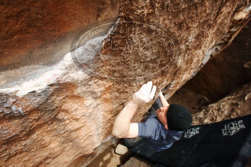 Bouldering in Hueco Tanks on 03/30/2019 with Blue Lizard Climbing and Yoga

Filename: SRM_20190330_1518190.jpg
Aperture: f/5.6
Shutter Speed: 1/250
Body: Canon EOS-1D Mark II
Lens: Canon EF 16-35mm f/2.8 L