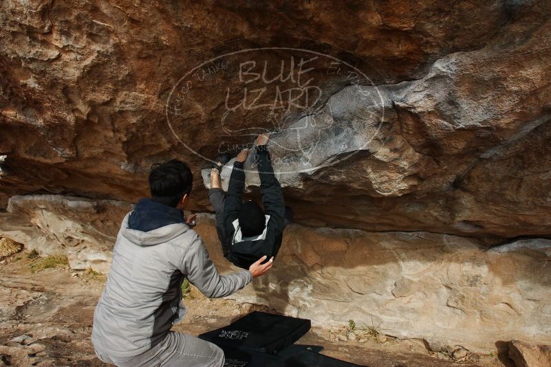 Bouldering in Hueco Tanks on 03/30/2019 with Blue Lizard Climbing and Yoga

Filename: SRM_20190330_1616510.jpg
Aperture: f/5.6
Shutter Speed: 1/400
Body: Canon EOS-1D Mark II
Lens: Canon EF 16-35mm f/2.8 L