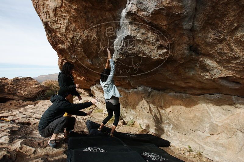 Bouldering in Hueco Tanks on 03/30/2019 with Blue Lizard Climbing and Yoga

Filename: SRM_20190330_1637400.jpg
Aperture: f/5.6
Shutter Speed: 1/400
Body: Canon EOS-1D Mark II
Lens: Canon EF 16-35mm f/2.8 L
