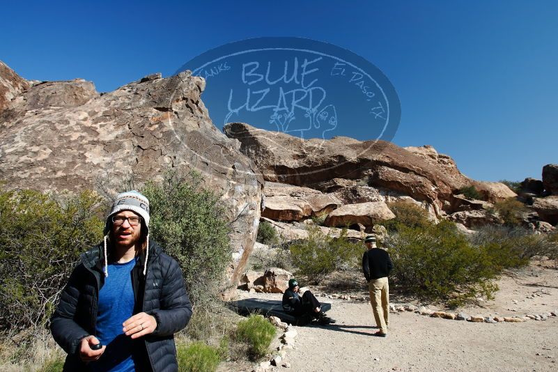 Bouldering in Hueco Tanks on 03/31/2019 with Blue Lizard Climbing and Yoga

Filename: SRM_20190331_0958440.jpg
Aperture: f/5.6
Shutter Speed: 1/160
Body: Canon EOS-1D Mark II
Lens: Canon EF 16-35mm f/2.8 L