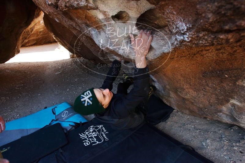Bouldering in Hueco Tanks on 03/31/2019 with Blue Lizard Climbing and Yoga

Filename: SRM_20190331_1044200.jpg
Aperture: f/5.6
Shutter Speed: 1/250
Body: Canon EOS-1D Mark II
Lens: Canon EF 16-35mm f/2.8 L