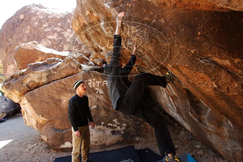 Bouldering in Hueco Tanks on 03/31/2019 with Blue Lizard Climbing and Yoga

Filename: SRM_20190331_1132310.jpg
Aperture: f/5.6
Shutter Speed: 1/250
Body: Canon EOS-1D Mark II
Lens: Canon EF 16-35mm f/2.8 L
