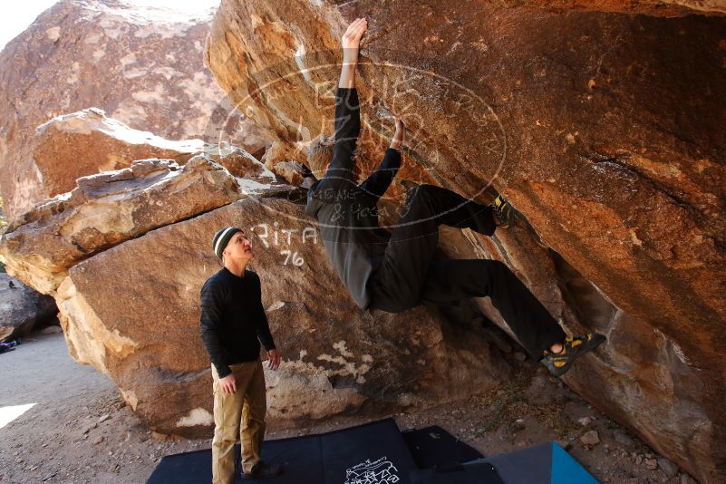 Bouldering in Hueco Tanks on 03/31/2019 with Blue Lizard Climbing and Yoga

Filename: SRM_20190331_1132311.jpg
Aperture: f/5.6
Shutter Speed: 1/250
Body: Canon EOS-1D Mark II
Lens: Canon EF 16-35mm f/2.8 L