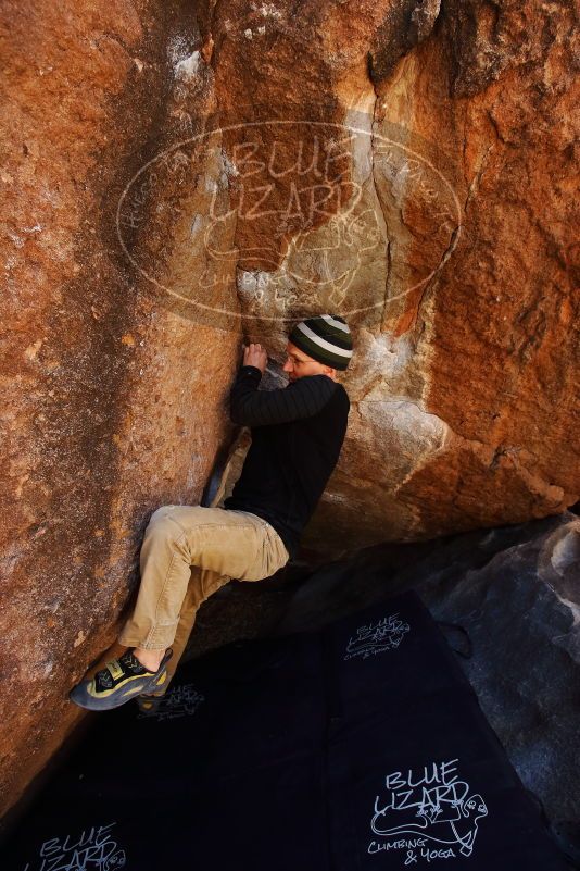 Bouldering in Hueco Tanks on 03/31/2019 with Blue Lizard Climbing and Yoga

Filename: SRM_20190331_1223550.jpg
Aperture: f/5.6
Shutter Speed: 1/250
Body: Canon EOS-1D Mark II
Lens: Canon EF 16-35mm f/2.8 L