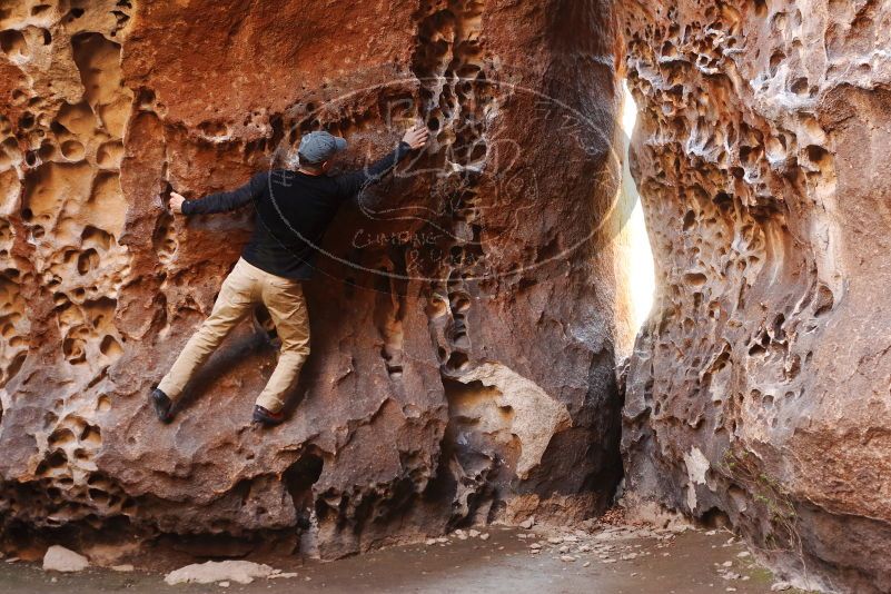 Bouldering in Hueco Tanks on 03/31/2019 with Blue Lizard Climbing and Yoga

Filename: SRM_20190331_1515250.jpg
Aperture: f/3.5
Shutter Speed: 1/80
Body: Canon EOS-1D Mark II
Lens: Canon EF 50mm f/1.8 II