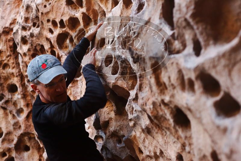 Bouldering in Hueco Tanks on 03/31/2019 with Blue Lizard Climbing and Yoga

Filename: SRM_20190331_1517410.jpg
Aperture: f/3.5
Shutter Speed: 1/125
Body: Canon EOS-1D Mark II
Lens: Canon EF 50mm f/1.8 II