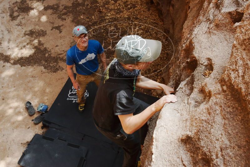 Bouldering in Hueco Tanks on 04/05/2019 with Blue Lizard Climbing and Yoga

Filename: SRM_20190405_1115520.jpg
Aperture: f/5.6
Shutter Speed: 1/200
Body: Canon EOS-1D Mark II
Lens: Canon EF 16-35mm f/2.8 L