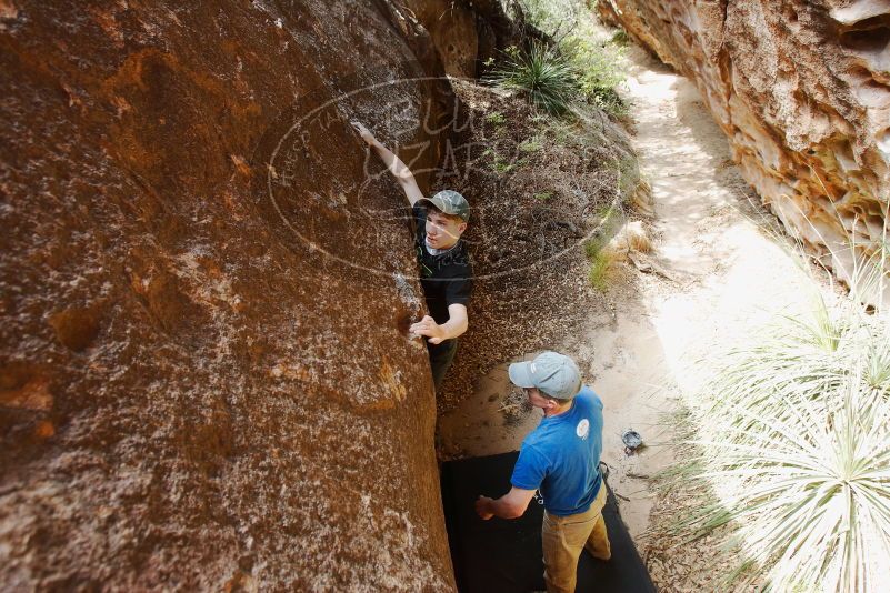 Bouldering in Hueco Tanks on 04/05/2019 with Blue Lizard Climbing and Yoga

Filename: SRM_20190405_1137410.jpg
Aperture: f/5.6
Shutter Speed: 1/125
Body: Canon EOS-1D Mark II
Lens: Canon EF 16-35mm f/2.8 L