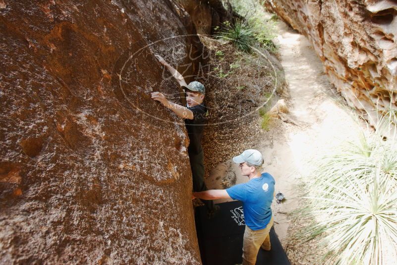 Bouldering in Hueco Tanks on 04/05/2019 with Blue Lizard Climbing and Yoga

Filename: SRM_20190405_1137430.jpg
Aperture: f/5.6
Shutter Speed: 1/100
Body: Canon EOS-1D Mark II
Lens: Canon EF 16-35mm f/2.8 L