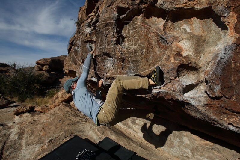 Bouldering in Hueco Tanks on 04/06/2019 with Blue Lizard Climbing and Yoga

Filename: SRM_20190406_0922050.jpg
Aperture: f/5.6
Shutter Speed: 1/640
Body: Canon EOS-1D Mark II
Lens: Canon EF 16-35mm f/2.8 L