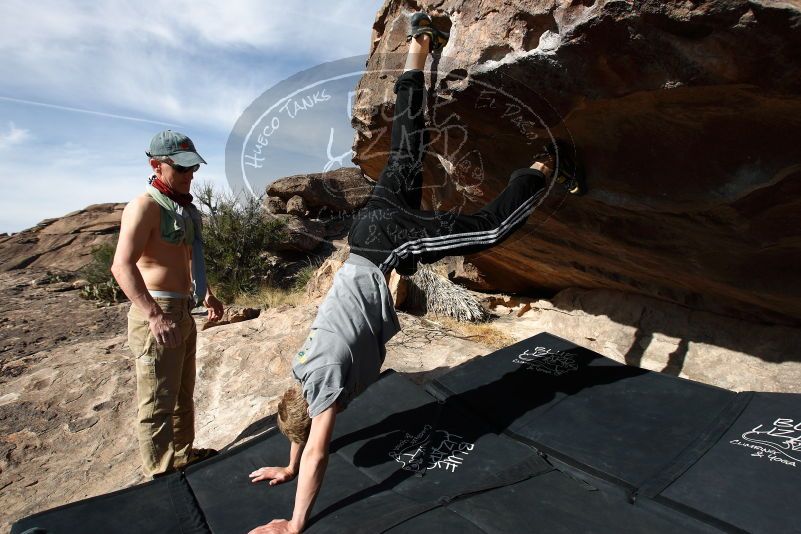Bouldering in Hueco Tanks on 04/06/2019 with Blue Lizard Climbing and Yoga

Filename: SRM_20190406_0929290.jpg
Aperture: f/5.6
Shutter Speed: 1/320
Body: Canon EOS-1D Mark II
Lens: Canon EF 16-35mm f/2.8 L