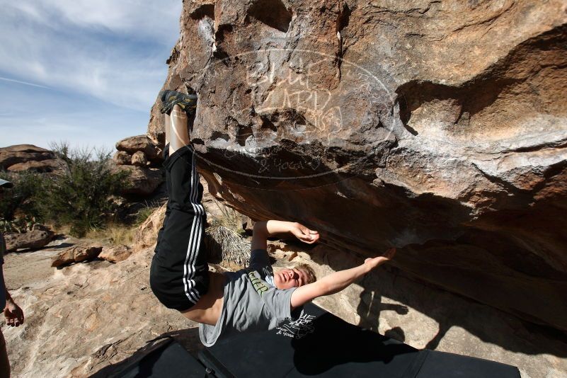 Bouldering in Hueco Tanks on 04/06/2019 with Blue Lizard Climbing and Yoga

Filename: SRM_20190406_0929491.jpg
Aperture: f/5.6
Shutter Speed: 1/320
Body: Canon EOS-1D Mark II
Lens: Canon EF 16-35mm f/2.8 L