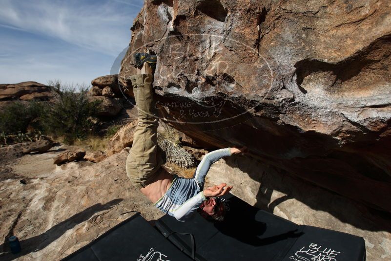 Bouldering in Hueco Tanks on 04/06/2019 with Blue Lizard Climbing and Yoga

Filename: SRM_20190406_0932280.jpg
Aperture: f/5.6
Shutter Speed: 1/500
Body: Canon EOS-1D Mark II
Lens: Canon EF 16-35mm f/2.8 L