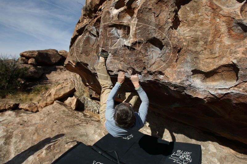 Bouldering in Hueco Tanks on 04/06/2019 with Blue Lizard Climbing and Yoga

Filename: SRM_20190406_0932371.jpg
Aperture: f/5.6
Shutter Speed: 1/400
Body: Canon EOS-1D Mark II
Lens: Canon EF 16-35mm f/2.8 L