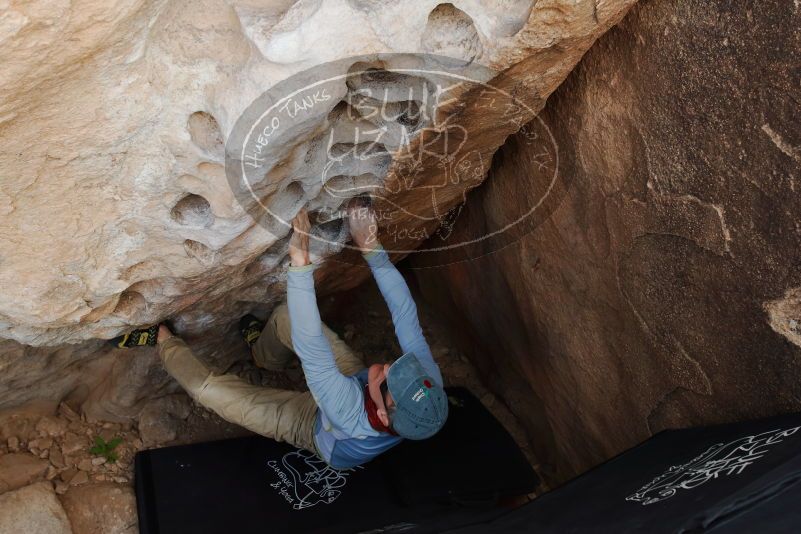 Bouldering in Hueco Tanks on 04/06/2019 with Blue Lizard Climbing and Yoga

Filename: SRM_20190406_1137400.jpg
Aperture: f/5.6
Shutter Speed: 1/160
Body: Canon EOS-1D Mark II
Lens: Canon EF 16-35mm f/2.8 L