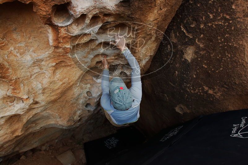 Bouldering in Hueco Tanks on 04/06/2019 with Blue Lizard Climbing and Yoga

Filename: SRM_20190406_1138000.jpg
Aperture: f/5.6
Shutter Speed: 1/320
Body: Canon EOS-1D Mark II
Lens: Canon EF 16-35mm f/2.8 L