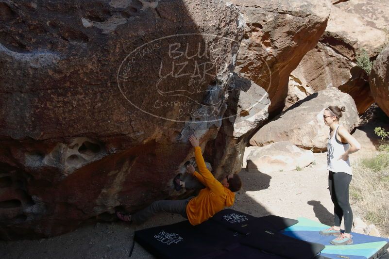 Bouldering in Hueco Tanks on 04/13/2019 with Blue Lizard Climbing and Yoga

Filename: SRM_20190413_0954160.jpg
Aperture: f/5.6
Shutter Speed: 1/400
Body: Canon EOS-1D Mark II
Lens: Canon EF 16-35mm f/2.8 L