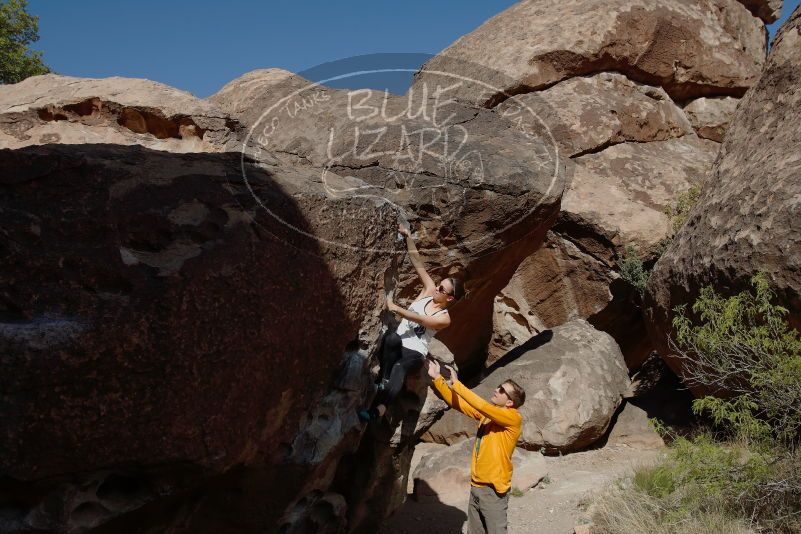 Bouldering in Hueco Tanks on 04/13/2019 with Blue Lizard Climbing and Yoga

Filename: SRM_20190413_0957550.jpg
Aperture: f/5.6
Shutter Speed: 1/800
Body: Canon EOS-1D Mark II
Lens: Canon EF 16-35mm f/2.8 L
