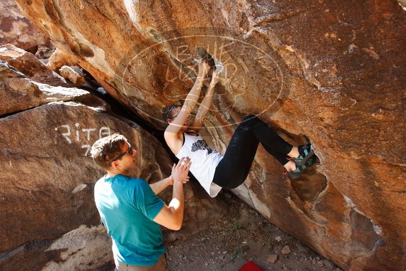 Bouldering in Hueco Tanks on 04/13/2019 with Blue Lizard Climbing and Yoga

Filename: SRM_20190413_1028190.jpg
Aperture: f/5.6
Shutter Speed: 1/200
Body: Canon EOS-1D Mark II
Lens: Canon EF 16-35mm f/2.8 L