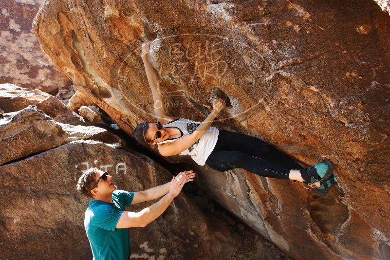 Bouldering in Hueco Tanks on 04/13/2019 with Blue Lizard Climbing and Yoga

Filename: SRM_20190413_1028232.jpg
Aperture: f/5.6
Shutter Speed: 1/250
Body: Canon EOS-1D Mark II
Lens: Canon EF 16-35mm f/2.8 L