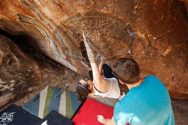 Bouldering in Hueco Tanks on 04/13/2019 with Blue Lizard Climbing and Yoga

Filename: SRM_20190413_1041510.jpg
Aperture: f/5.0
Shutter Speed: 1/200
Body: Canon EOS-1D Mark II
Lens: Canon EF 16-35mm f/2.8 L