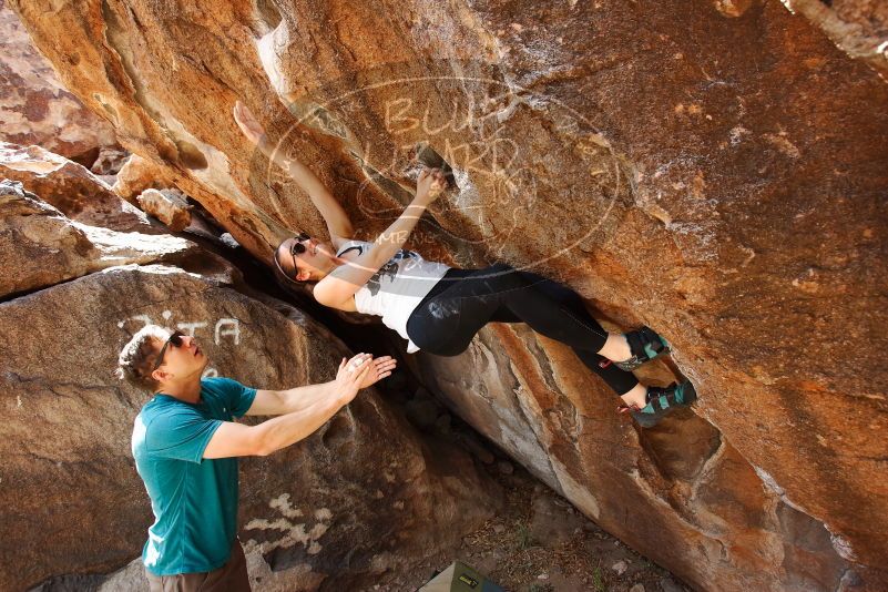 Bouldering in Hueco Tanks on 04/13/2019 with Blue Lizard Climbing and Yoga

Filename: SRM_20190413_1042100.jpg
Aperture: f/5.0
Shutter Speed: 1/250
Body: Canon EOS-1D Mark II
Lens: Canon EF 16-35mm f/2.8 L