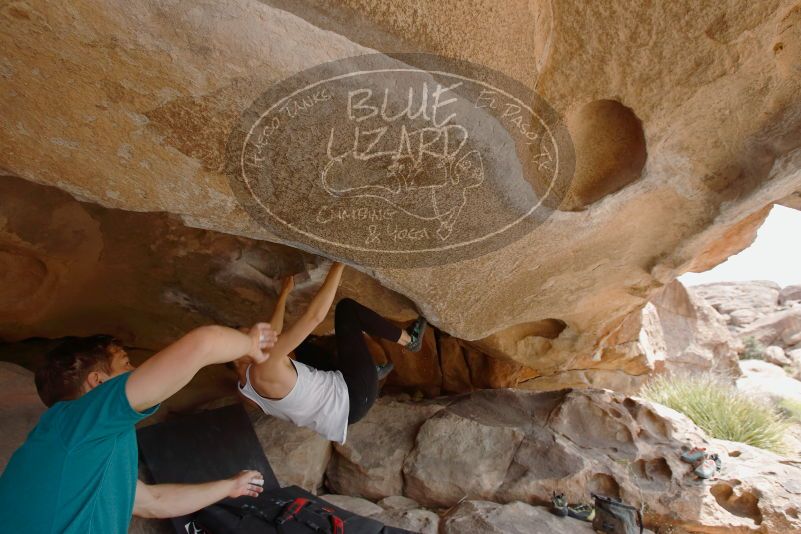 Bouldering in Hueco Tanks on 04/13/2019 with Blue Lizard Climbing and Yoga

Filename: SRM_20190413_1223030.jpg
Aperture: f/5.6
Shutter Speed: 1/250
Body: Canon EOS-1D Mark II
Lens: Canon EF 16-35mm f/2.8 L