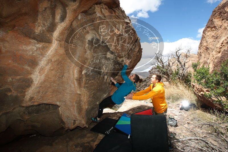 Bouldering in Hueco Tanks on 04/13/2019 with Blue Lizard Climbing and Yoga

Filename: SRM_20190413_1426030.jpg
Aperture: f/5.6
Shutter Speed: 1/250
Body: Canon EOS-1D Mark II
Lens: Canon EF 16-35mm f/2.8 L