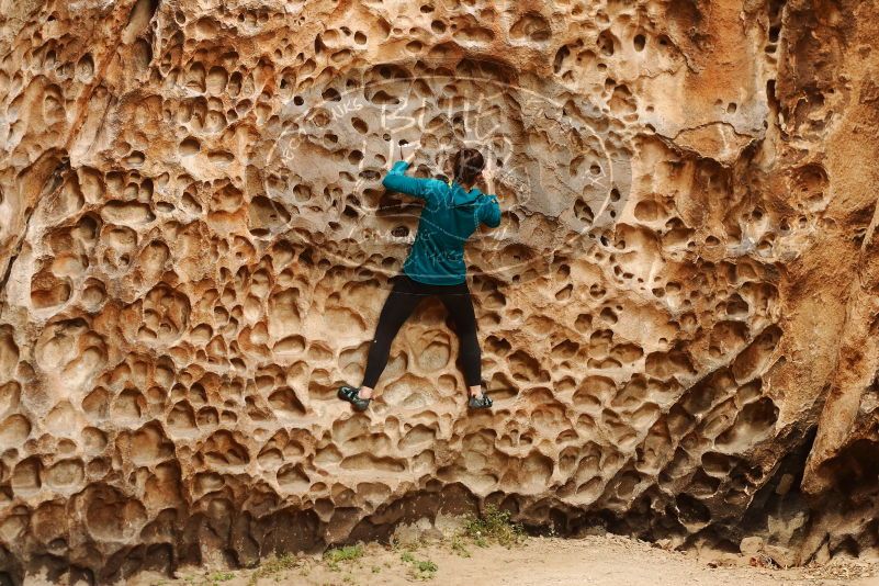 Bouldering in Hueco Tanks on 04/13/2019 with Blue Lizard Climbing and Yoga
Filename: SRM_20190413_1545520.jpg
Aperture: f/4.0
Shutter Speed: 1/200
Body: Canon EOS-1D Mark II
Lens: Canon EF 50mm f/1.8 II