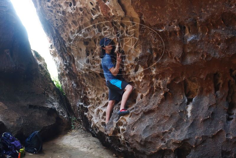 Bouldering in Hueco Tanks on 04/26/2019 with Blue Lizard Climbing and Yoga

Filename: SRM_20190426_1234200.jpg
Aperture: f/4.0
Shutter Speed: 1/80
Body: Canon EOS-1D Mark II
Lens: Canon EF 50mm f/1.8 II