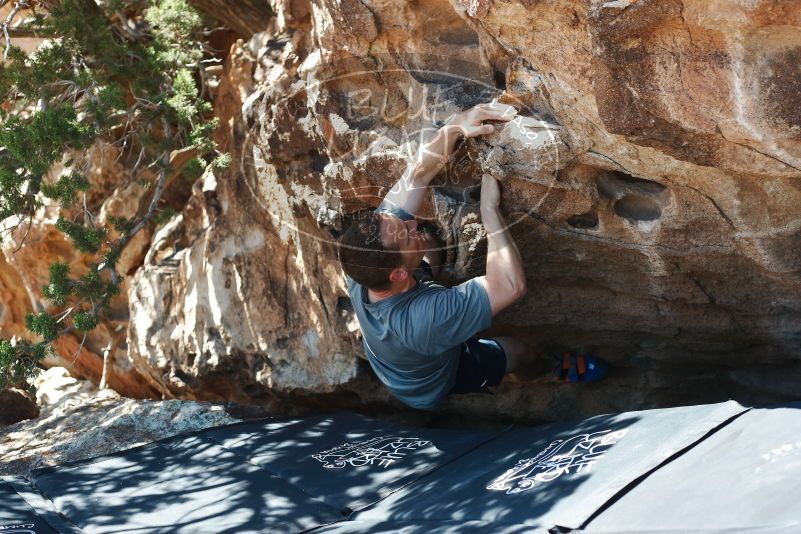 Bouldering in Hueco Tanks on 06/15/2019 with Blue Lizard Climbing and Yoga

Filename: SRM_20190615_1014230.jpg
Aperture: f/3.5
Shutter Speed: 1/320
Body: Canon EOS-1D Mark II
Lens: Canon EF 50mm f/1.8 II
