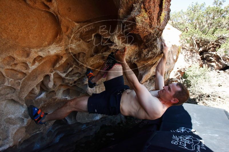 Bouldering in Hueco Tanks on 06/15/2019 with Blue Lizard Climbing and Yoga
Filename: SRM_20190615_1108250.jpg
Aperture: f/5.6
Shutter Speed: 1/500
Body: Canon EOS-1D Mark II
Lens: Canon EF 16-35mm f/2.8 L