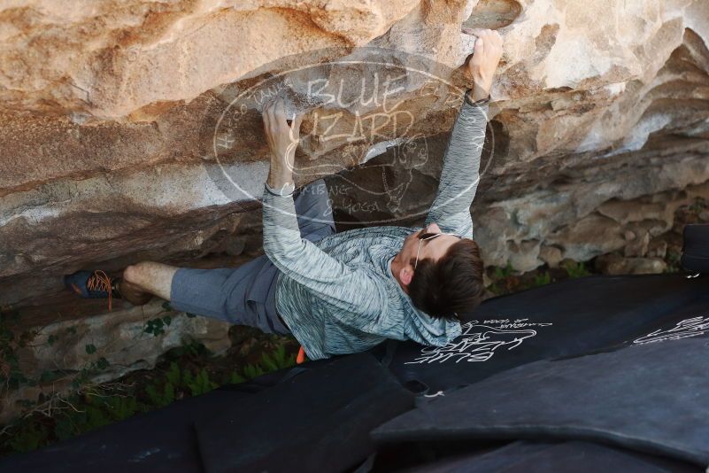 Bouldering in Hueco Tanks on 06/15/2019 with Blue Lizard Climbing and Yoga
Filename: SRM_20190615_1145150.jpg
Aperture: f/4.0
Shutter Speed: 1/400
Body: Canon EOS-1D Mark II
Lens: Canon EF 50mm f/1.8 II