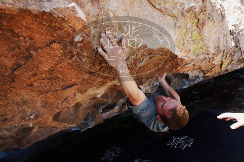 Bouldering in Hueco Tanks on 06/15/2019 with Blue Lizard Climbing and Yoga

Filename: SRM_20190615_1153280.jpg
Aperture: f/5.6
Shutter Speed: 1/640
Body: Canon EOS-1D Mark II
Lens: Canon EF 16-35mm f/2.8 L