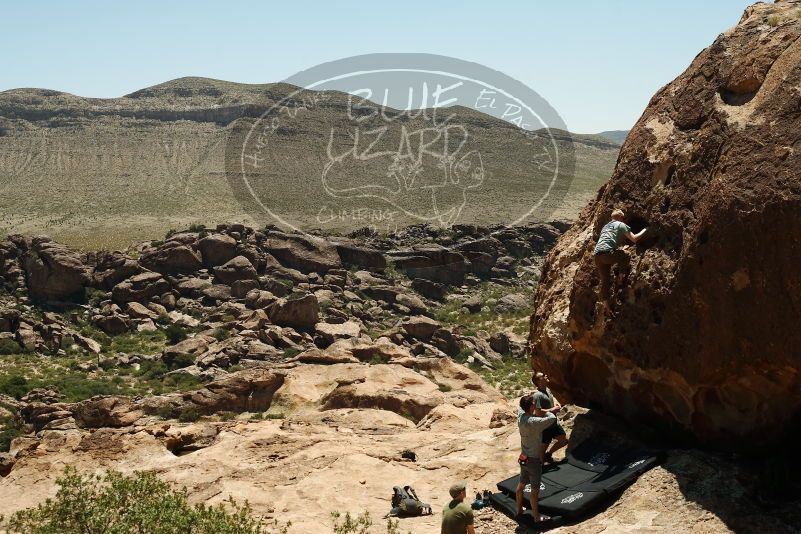Bouldering in Hueco Tanks on 06/15/2019 with Blue Lizard Climbing and Yoga
Filename: SRM_20190615_1210090.jpg
Aperture: f/5.6
Shutter Speed: 1/640
Body: Canon EOS-1D Mark II
Lens: Canon EF 50mm f/1.8 II