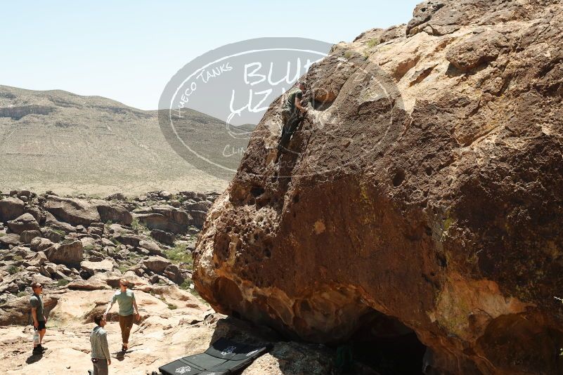 Bouldering in Hueco Tanks on 06/15/2019 with Blue Lizard Climbing and Yoga
Filename: SRM_20190615_1213060.jpg
Aperture: f/5.6
Shutter Speed: 1/400
Body: Canon EOS-1D Mark II
Lens: Canon EF 50mm f/1.8 II