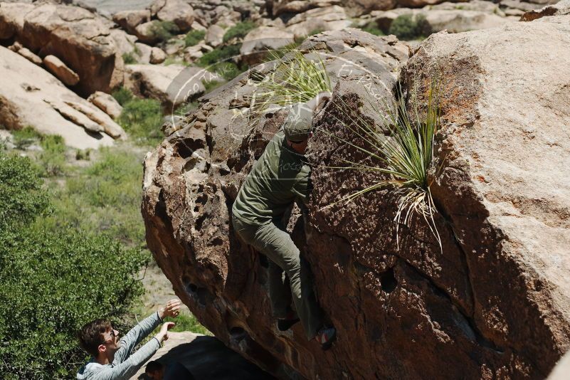 Bouldering in Hueco Tanks on 06/15/2019 with Blue Lizard Climbing and Yoga
Filename: SRM_20190615_1357360.jpg
Aperture: f/4.0
Shutter Speed: 1/1000
Body: Canon EOS-1D Mark II
Lens: Canon EF 50mm f/1.8 II