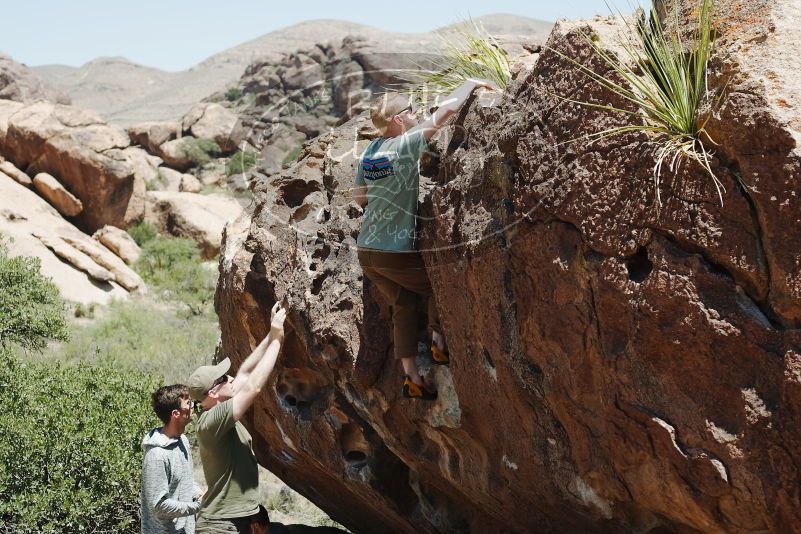 Bouldering in Hueco Tanks on 06/15/2019 with Blue Lizard Climbing and Yoga
Filename: SRM_20190615_1359520.jpg
Aperture: f/4.0
Shutter Speed: 1/640
Body: Canon EOS-1D Mark II
Lens: Canon EF 50mm f/1.8 II