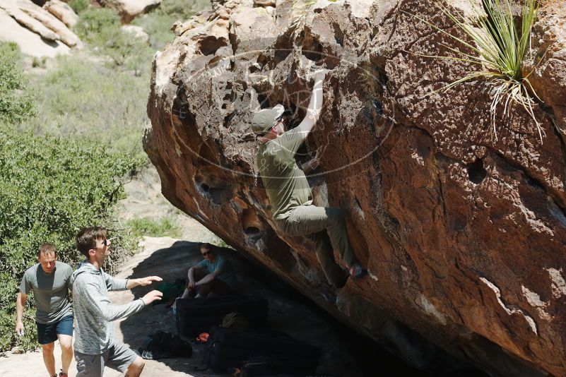 Bouldering in Hueco Tanks on 06/15/2019 with Blue Lizard Climbing and Yoga
Filename: SRM_20190615_1407200.jpg
Aperture: f/4.0
Shutter Speed: 1/640
Body: Canon EOS-1D Mark II
Lens: Canon EF 50mm f/1.8 II