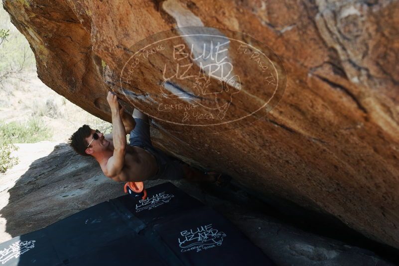 Bouldering in Hueco Tanks on 06/15/2019 with Blue Lizard Climbing and Yoga
Filename: SRM_20190615_1417180.jpg
Aperture: f/4.0
Shutter Speed: 1/250
Body: Canon EOS-1D Mark II
Lens: Canon EF 50mm f/1.8 II