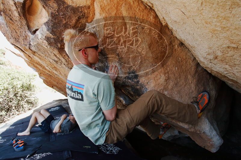 Bouldering in Hueco Tanks on 06/15/2019 with Blue Lizard Climbing and Yoga
Filename: SRM_20190615_1503580.jpg
Aperture: f/4.0
Shutter Speed: 1/320
Body: Canon EOS-1D Mark II
Lens: Canon EF 16-35mm f/2.8 L