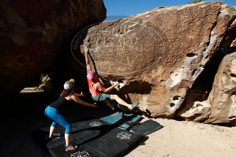 Bouldering in Hueco Tanks on 06/23/2019 with Blue Lizard Climbing and Yoga

Filename: SRM_20190623_0818480.jpg
Aperture: f/5.6
Shutter Speed: 1/320
Body: Canon EOS-1D Mark II
Lens: Canon EF 16-35mm f/2.8 L