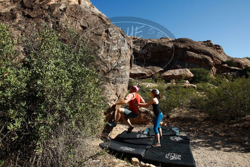 Bouldering in Hueco Tanks on 06/23/2019 with Blue Lizard Climbing and Yoga
Filename: SRM_20190623_0835140.jpg
Aperture: f/5.6
Shutter Speed: 1/400
Body: Canon EOS-1D Mark II
Lens: Canon EF 16-35mm f/2.8 L